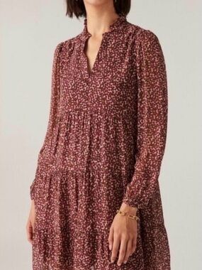 ba&sh Pazur Dress - Red Print